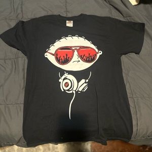 DJ Stewie Adult T-shirt